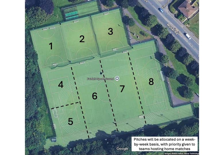 Fairfield pitches